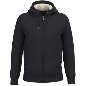 Native Spirit Unisex Adult Sherpa Lined Full Zip Jacket / Black